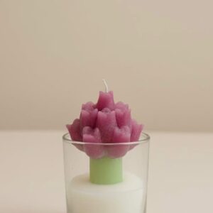 Blooming Tulip Bouquet Candle - Glass Tumbler