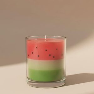 Watermelon Slice Layered Scented Candle